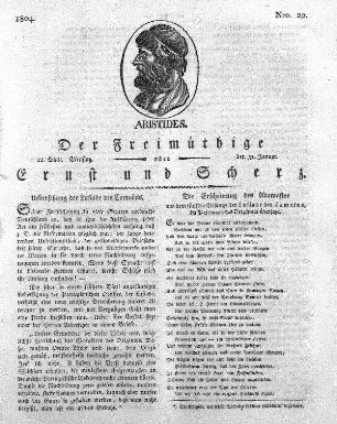 Nro. 22., Dienstag den 31. Januar