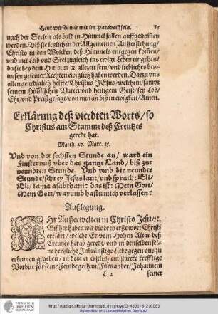 Erklärung deß vierdten Worts