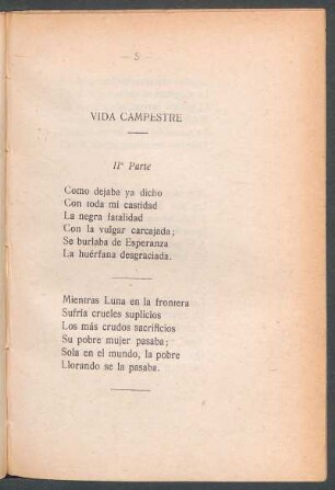Vida Campestre - IIª Parte