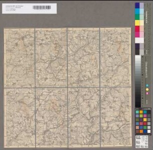 [Topographische Karte 1 : 25.000 (Meßtischblätter): Nördliche Rheinprovinz und südliches Westfalen]. 2845, [4909] Kürten 51°0’-7°10’