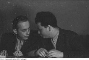 Radeberg. Freie Deutsche Jugend (FDJ), IV. Kreiskonferenz, u.a. mit Hermann Axen, , Vorsitzender der FDJ in Sachsen, 27.-28. September 1947