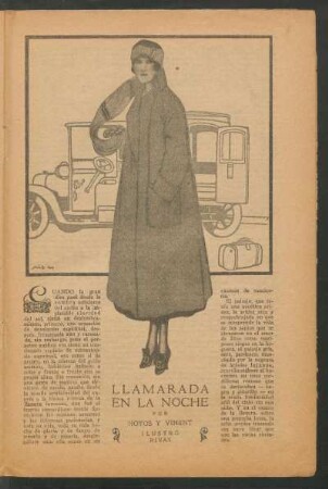 Llamarada en la noche : Ilustró Rivas