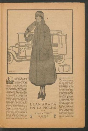 Llamarada en la noche : Ilustró Rivas