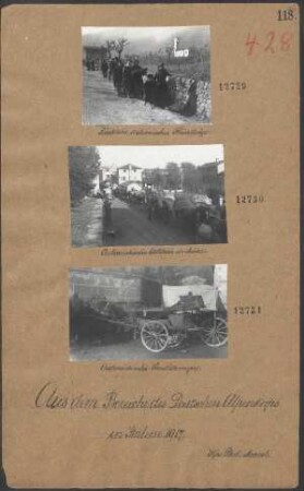 Österreichische Artillerie in Miane