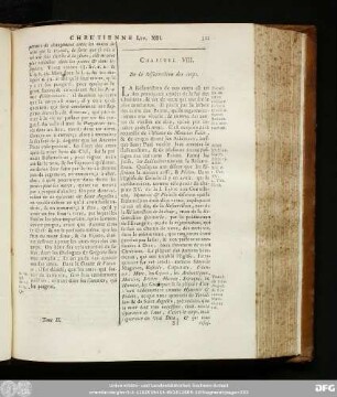 Chapitre VIII. De la Résurrection des corps.