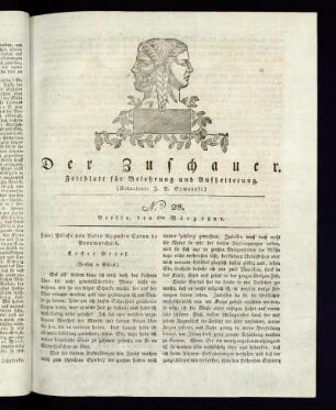 No. 28 - 6. März 1821