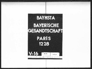 Guttenberg, Georg Freiherr von und zu, Geschäftsträger, Beglaubigung, Ordensverleihungen, Audienzen, Repräsentationsbezüge, Urlaub, Abberufung, Ernennung zum Gesandten in Petersburg - zollfreie Einfuhr von Gebrauchs- und Verbrauchsgegenständen