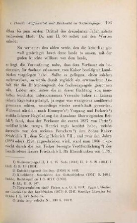 Waffenverbot und Reichsacht im Sachsenspiegel