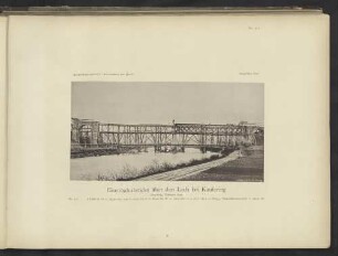 Eisenbahnbrücke über den Lech bei Kaufering.