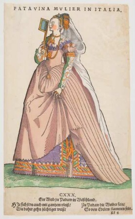 Tracht einer Frau aus Padua