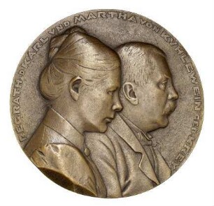 Deitenbeck, Ernst: Silberne Hochzeit Karl und Martha von Kühlewein