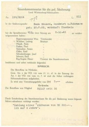 Beck, Eduard