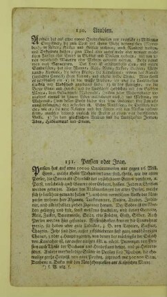 131. Persien oder Iran