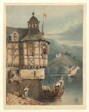 Niederlahnstein on the Rhine