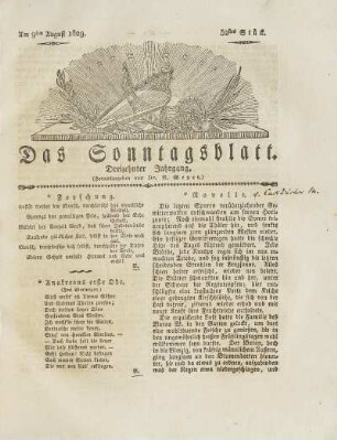 32, 1829: Stück