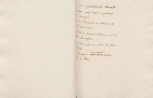 Französische Sprachübungen, von Karoline Luises Hand.