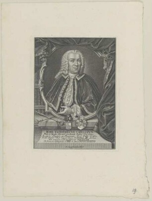 Bildnis des Ioan. Fridericvs Crellivs
