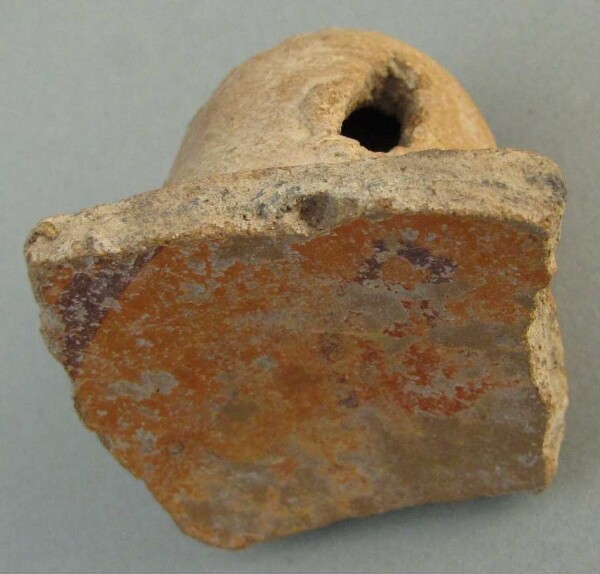 Clay shard of a vessel