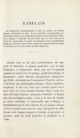 Rabelais