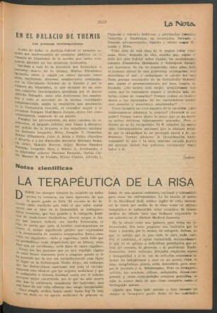 En el palacio de Themis : Los procesos contemporáneos