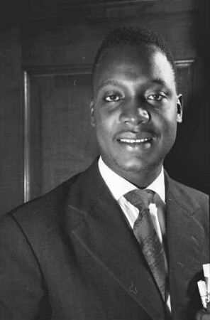 Freiburg: afrikanische Intellektuelle; Empfang im Rathaus; Portraits der Gäste