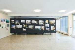 Ausstellung »Architecture Transformed. Das digitale Bild in der Architektur 1980–2020«, 30.5.-31.8.2023, Galerie des Architekturmuseums: Ausstellungsfoto