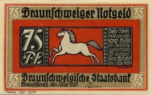 Notgeld - 75 Pfennig