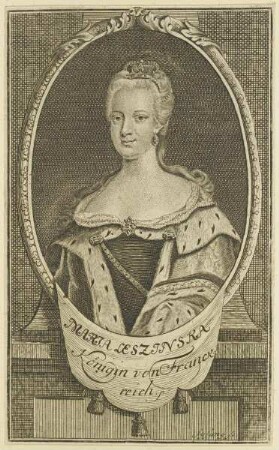 Bildnis der Maria Leszinska, Königin von Franckreich