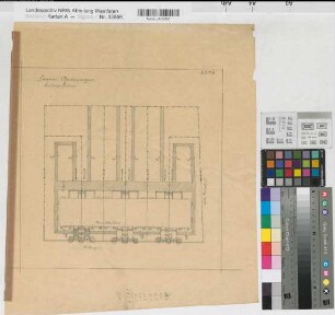 Münster (Münster) Bebauung Kinderhauser Straße Form Gröninger Lageplan (1927) 1 : 200 33 x 33,5 Zeichnung Wohnungsgesellschaft Münsterland