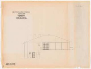 Wohnhaus Dr. Werner, Stuttgart: Ansicht West 1:50