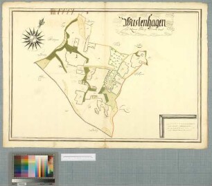 [Wüstenhagen, Amt/Distrikt Barth] Wustenhagen in Niepars Sochn och Barths Ampt