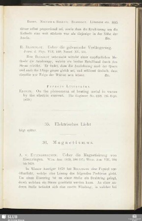 35. Elektrisches Licht