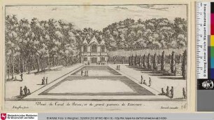 Veuë du Canal de l'Escot, et du grand parterre de Liencourt
