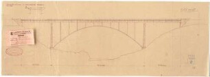 Bestelmeyer, German; bei Weyarn (Oberbayern); Mangfall-Brücke - Mangfallbrücke und obenliegende Fahrbahn. Abänderung (Ansicht)