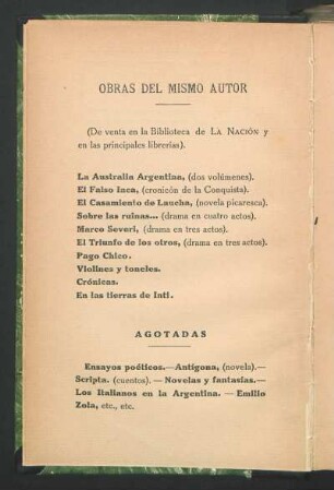 Obras del mismo autor