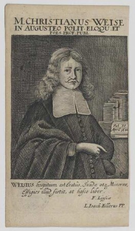 Bildnis des Christianus Weise