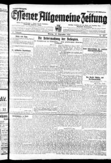 Essener allgemeine Zeitung. 1918-1943