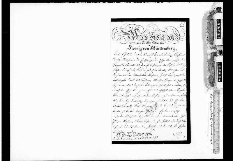Vermählung der Prinzessin Amalie von Württemberg mit dem Erbprinzen zu Sachsen-Hildburghausen am 24.04.1817