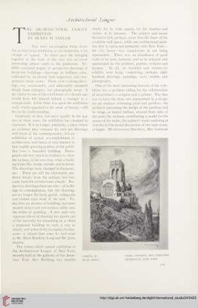 34.1908 = Nr. 134: The Architectural League exhibition