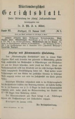 13. Januar-29. Dezember = No. 1-24