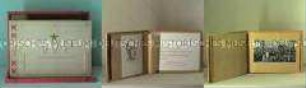 Kassette mit Fotoalbum des Maschinenbaubetriebes "Wilhelm Pieck" in Prag-Smichov