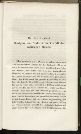 Drittes Kapitel. Sculptur und Malerei im Verfall des römischen Reichs.