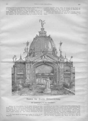 Bauten der Pariser Weltausstellung.