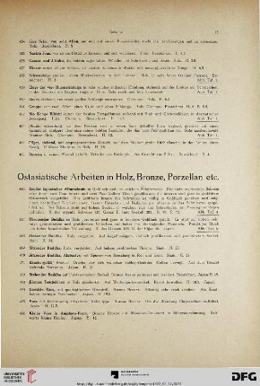 Ostasiatische Arbeiten in Holz, Bronze, Porzellan etc. (Nr. 466-528)