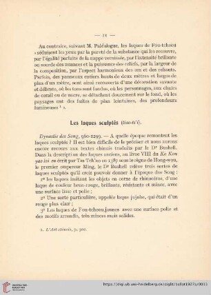 Les laques sculptés