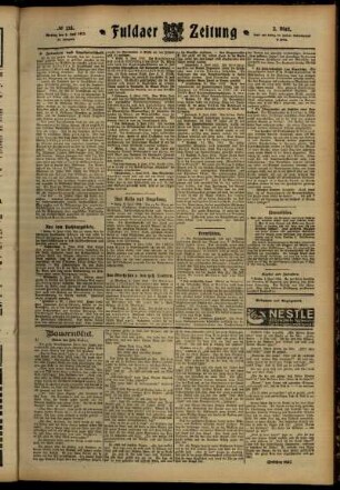 Zweite Ausgabe vom Montag, den 03. Juni 1912.