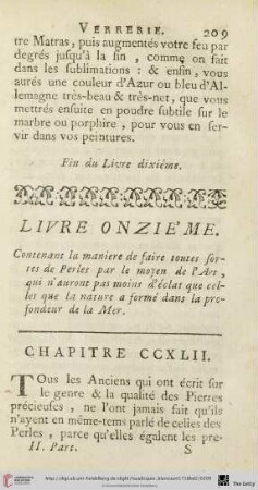 Livre onzième