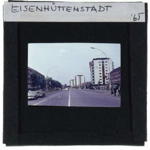 7. Arbeiterfeststpiele, Bez. Frankfurt, 1965,Arbeiterfestspiele der DDR,Eisenhüttenstadt, Lindenallee (ehem. Leninallee)