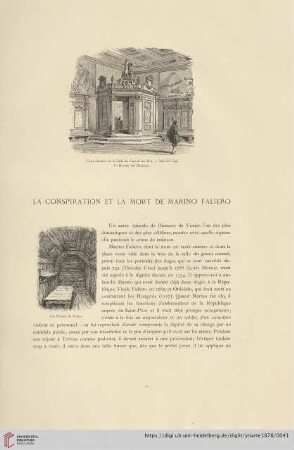 La Conspiration Et La Mort De Marino Faliero