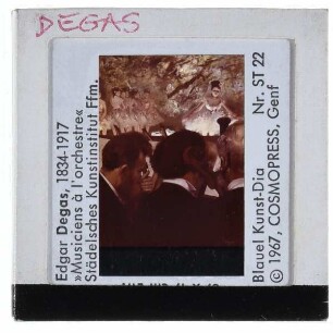 Degas, Die Orchestermusiker